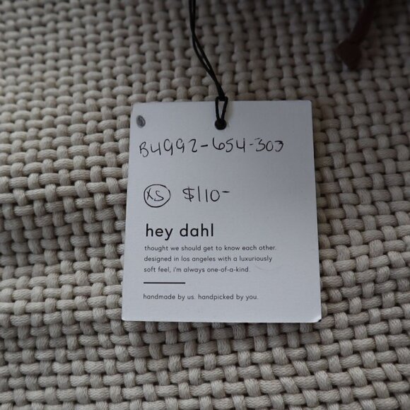 NWT Bella Dahl Smocked Waist Halter Top Espresso Size XS - Picture 6 of 7